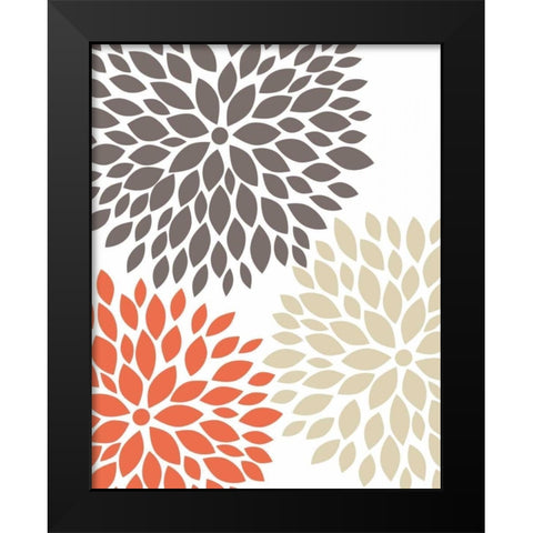 Warm Encounters 1 Black Modern Wood Framed Art Print by Fuqua, Leslie