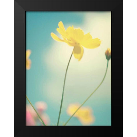 Summer Breeze Black Modern Wood Framed Art Print by Fearheiley, Kim