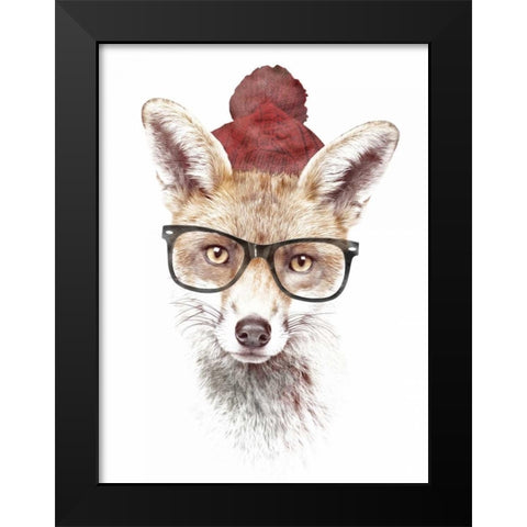 Itâ€™s Pretty Cold Outside Black Modern Wood Framed Art Print by Farkas, Robert