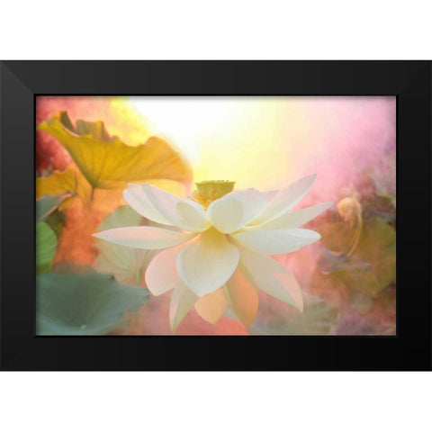 Arise Black Modern Wood Framed Art Print by Farzad, Bahman