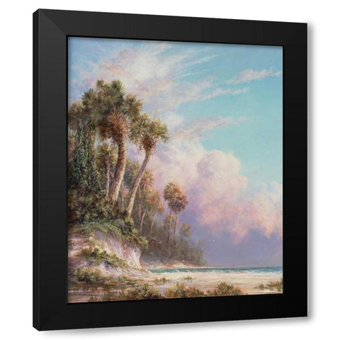 Casperson Bluff Black Modern Wood Framed Art Print by Fronckowiak, Art