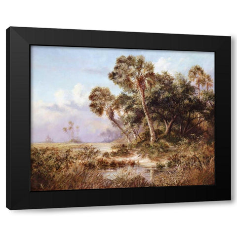 Glades Cove Black Modern Wood Framed Art Print by Fronckowiak, Art