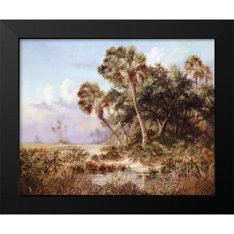 Glades Cove Black Modern Wood Framed Art Print by Fronckowiak, Art