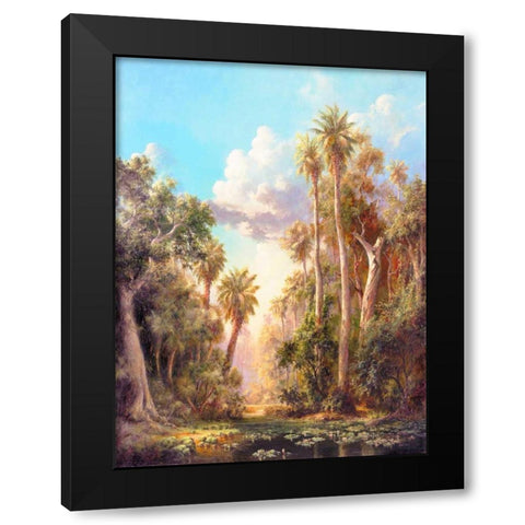 Lost River Black Modern Wood Framed Art Print with Double Matting by Fronckowiak, Art