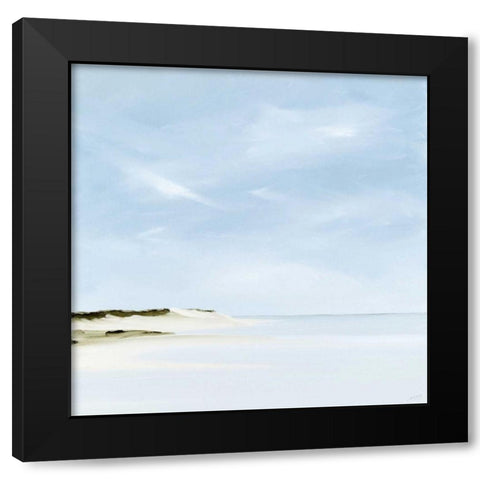 Inshore Black Modern Wood Framed Art Print with Double Matting by Fleury, Rick