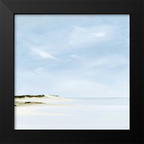 Inshore Black Modern Wood Framed Art Print by Fleury, Rick