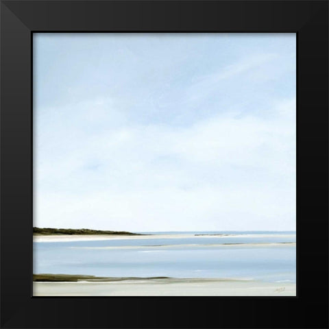 Positions Black Modern Wood Framed Art Print by Fleury, Rick
