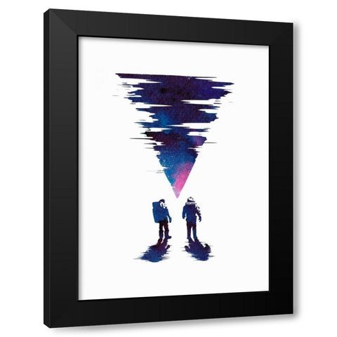 The Thing Black Modern Wood Framed Art Print by Farkas, Robert