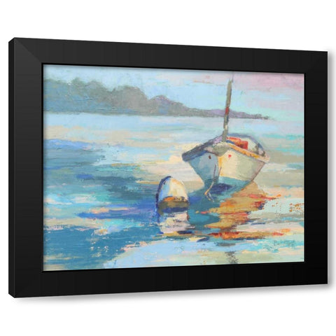 Monhegan Island Taxi Black Modern Wood Framed Art Print by Forst, Beth A.