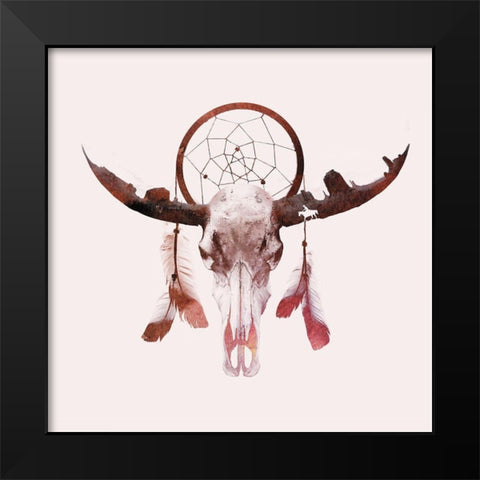 Deadly Desert Black Modern Wood Framed Art Print by Farkas, Robert