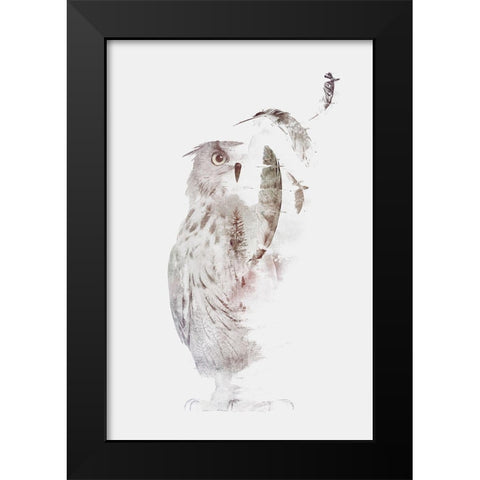 Fade Out Black Modern Wood Framed Art Print by Farkas, Robert
