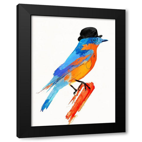 Lord Bird Black Modern Wood Framed Art Print with Double Matting by Farkas, Robert