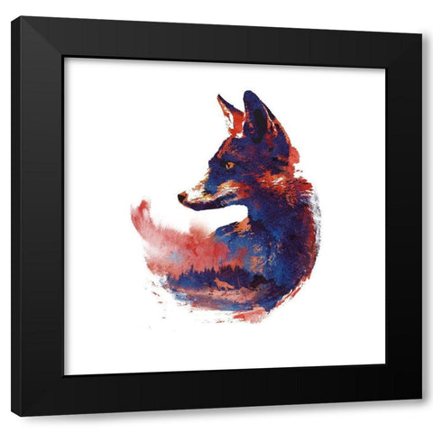 The Future is Bright Black Modern Wood Framed Art Print by Farkas, Robert