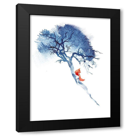 Thereaâ‚¬â„¢s No Way Black Modern Wood Framed Art Print with Double Matting by Farkas, Robert