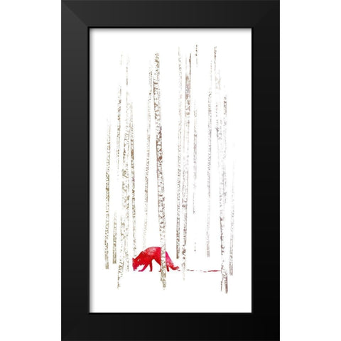 Thereaâ‚¬â„¢s Nowhere to Run Black Modern Wood Framed Art Print by Farkas, Robert