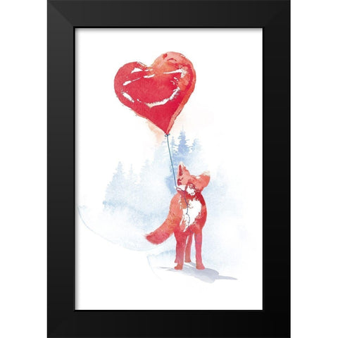 This One is For You Black Modern Wood Framed Art Print by Farkas, Robert