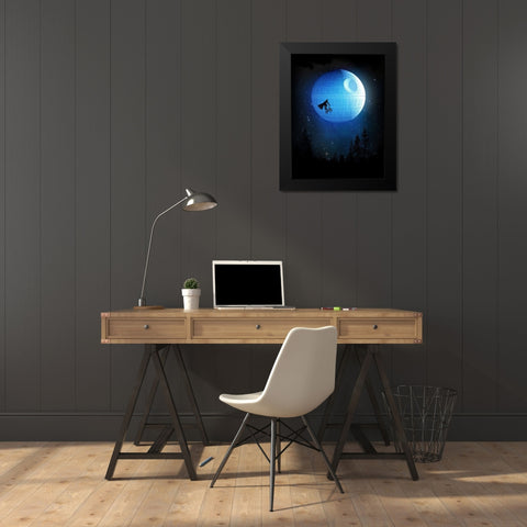 Lets Have a Ride Black Modern Wood Framed Art Print by Farkas, Robert