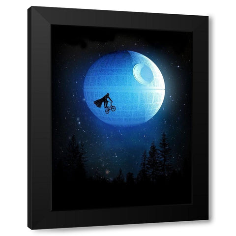 Lets Have a Ride Black Modern Wood Framed Art Print by Farkas, Robert