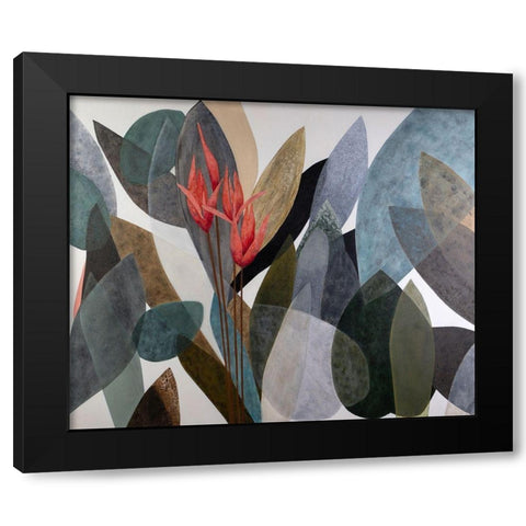 JardÃ­n Eterno 1 Black Modern Wood Framed Art Print with Double Matting by Fedele, Daniela