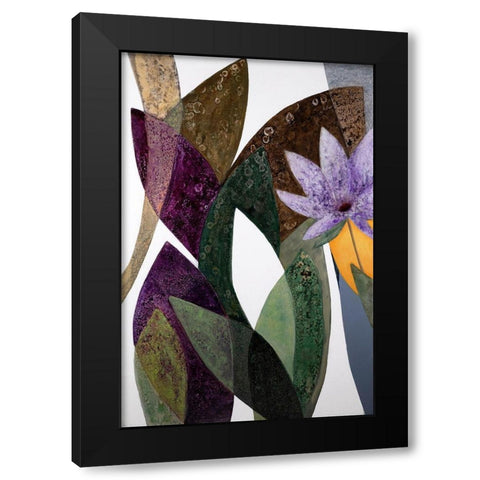 JardÃ­n Eterno 2 Black Modern Wood Framed Art Print with Double Matting by Fedele, Daniela