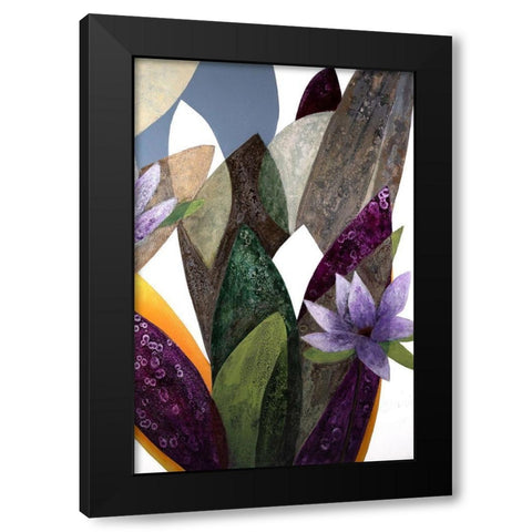 JardÃ­n Eterno 4 Black Modern Wood Framed Art Print with Double Matting by Fedele, Daniela