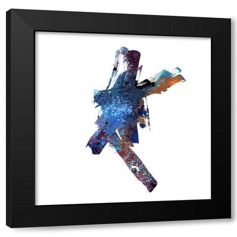 Eastern Visions 3 Black Modern Wood Framed Art Print by Frances, Jaclyn