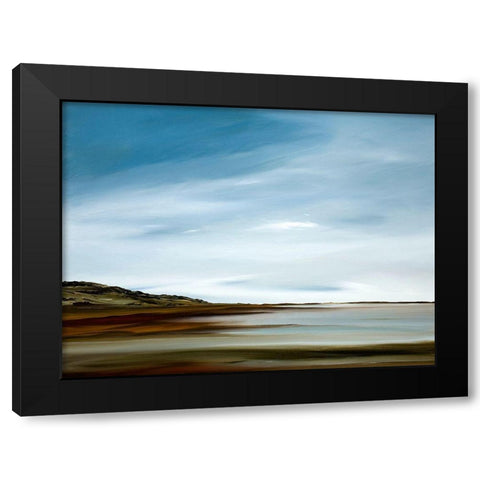 Elements Black Modern Wood Framed Art Print with Double Matting by Fleury, Rick