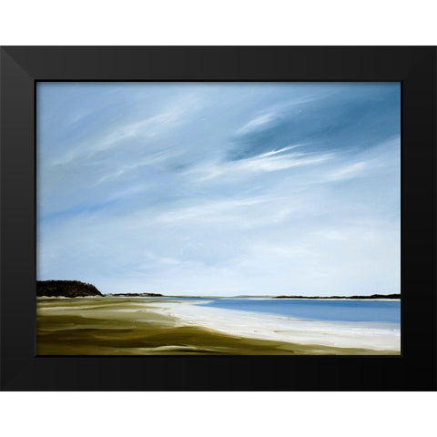 Ovation Black Modern Wood Framed Art Print by Fleury, Rick