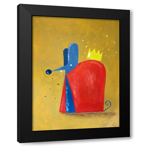 Rat King Black Modern Wood Framed Art Print with Double Matting by Filiuta, Robert