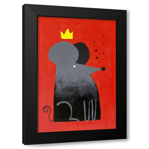 The Swiss King Black Modern Wood Framed Art Print by Filiuta, Robert