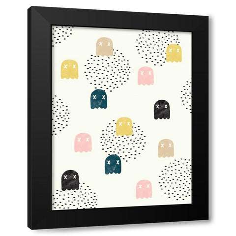 Dead Ghosts Black Modern Wood Framed Art Print with Double Matting by Farkas, Robert