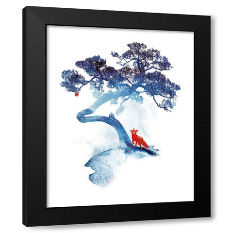 The Last Apple Tree Black Modern Wood Framed Art Print with Double Matting by Farkas, Robert