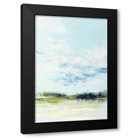 A Moment in Time Black Modern Wood Framed Art Print with Double Matting by Fox, Rebecca