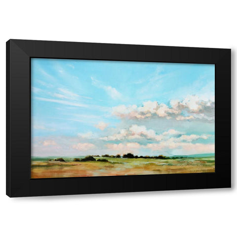 Perfection Black Modern Wood Framed Art Print by Fox, Rebecca