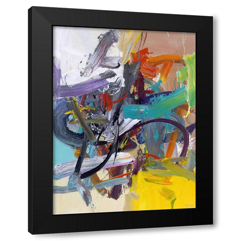 One Of These Days Black Modern Wood Framed Art Print by Fai, Fong