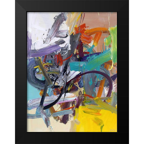 One Of These Days Black Modern Wood Framed Art Print by Fai, Fong