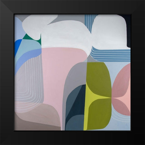 Skyways Black Modern Wood Framed Art Print by Griese, Marion
