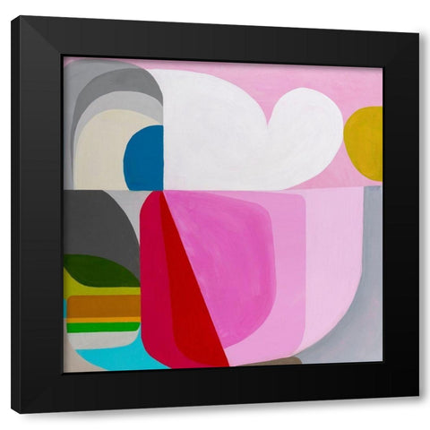 Threshold Black Modern Wood Framed Art Print with Double Matting by Griese, Marion