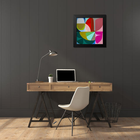 To the Green Just Beginning Black Modern Wood Framed Art Print by Griese, Marion