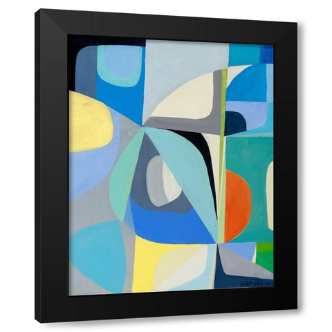 Window of Peace Black Modern Wood Framed Art Print by Griese, Marion