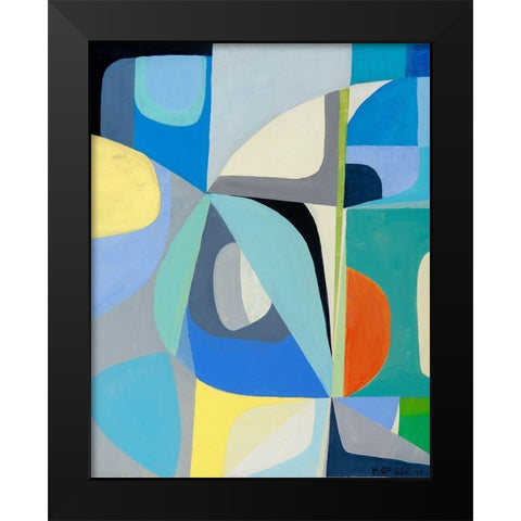 Window of Peace Black Modern Wood Framed Art Print by Griese, Marion