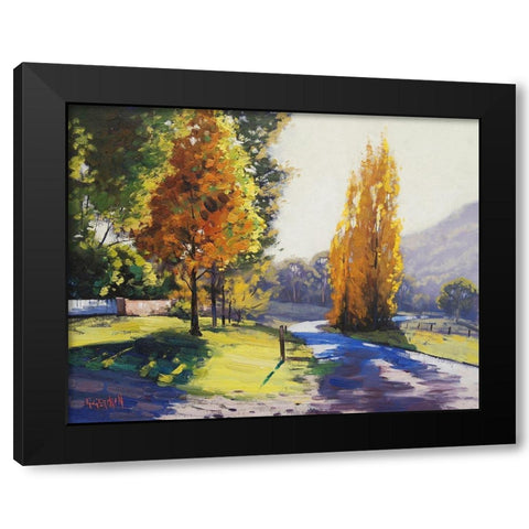 Autumn Light Black Modern Wood Framed Art Print by Gercken, Graham