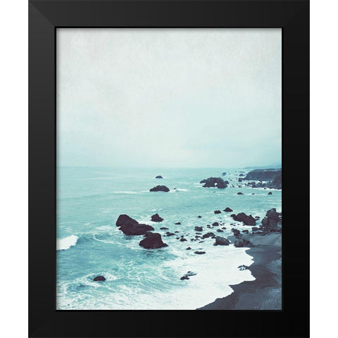Dusk at the Sea Black Modern Wood Framed Art Print by Grainne, Lupen