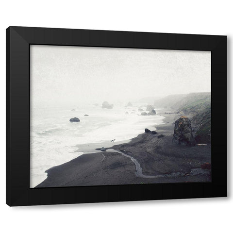 The Sea Cast a Spell Black Modern Wood Framed Art Print with Double Matting by Grainne, Lupen