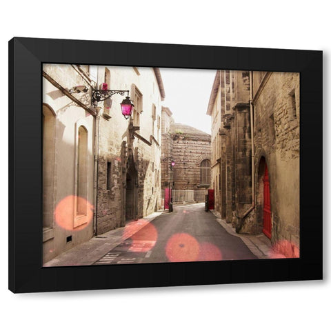 Where Shall We Go Black Modern Wood Framed Art Print by Grainne, Lupen