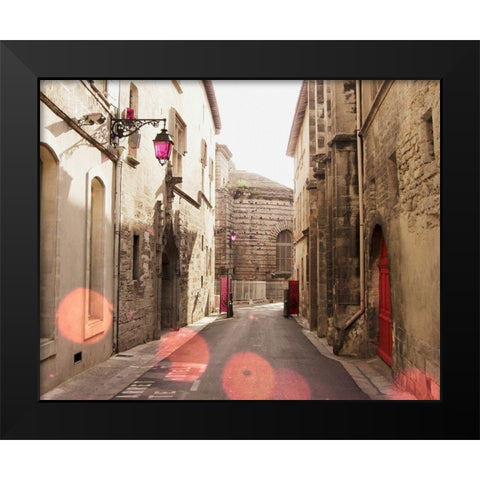 Where Shall We Go Black Modern Wood Framed Art Print by Grainne, Lupen