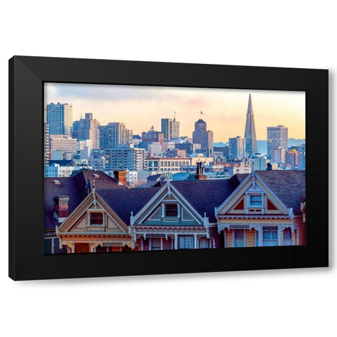 Beautiful Time Black Modern Wood Framed Art Print with Double Matting by Gordon, Dave