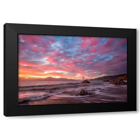 Memorable Black Modern Wood Framed Art Print with Double Matting by Gordon, Dave