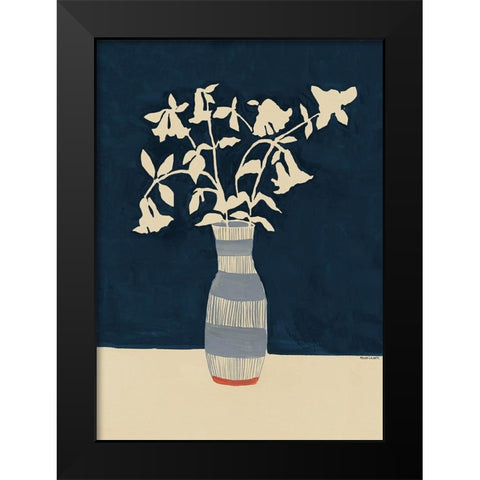 Limoges Vase Black Modern Wood Framed Art Print by Galante, Megan