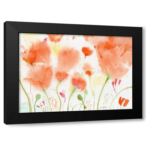 California Dreaming Black Modern Wood Framed Art Print by Golden, Sheila